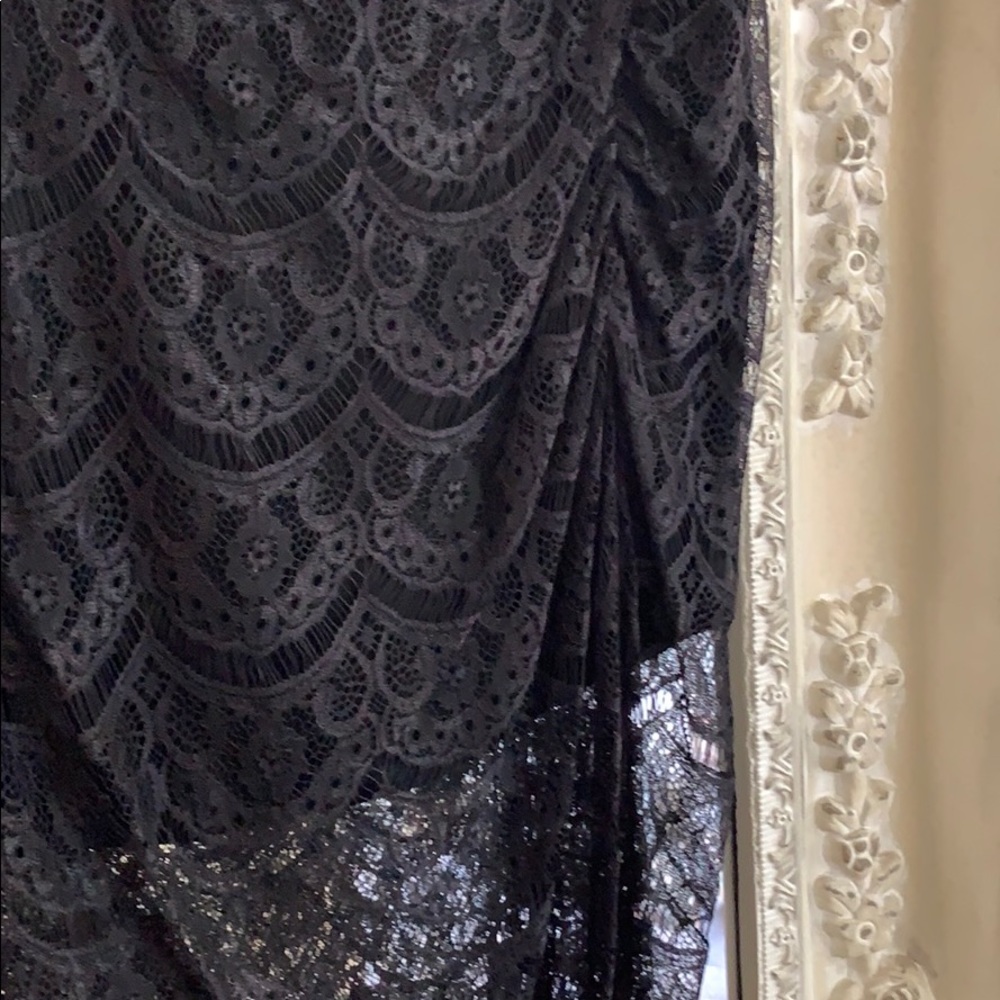 Akira Chicago black lace party skirt
